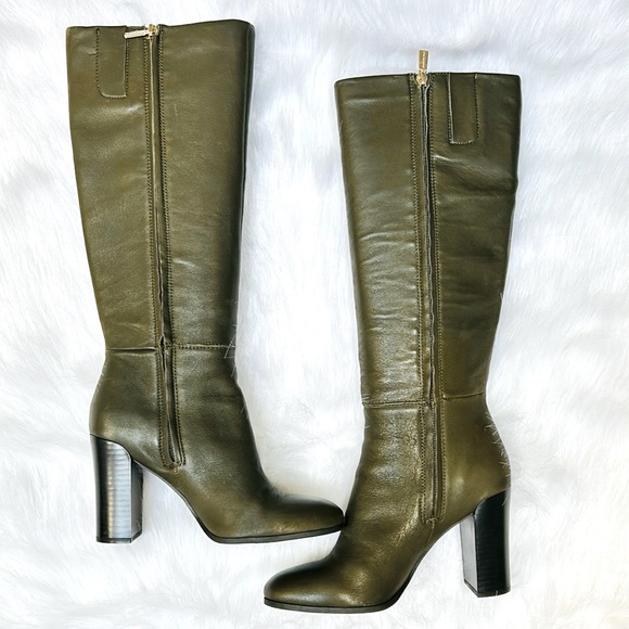 Kenneth Cole Green Tall Leather Boot - Picture 2 of 7